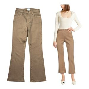 MARELLA Monochrome Cropped Flare Jeans size 2